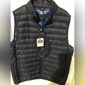 Navy Saddlebred vest, mens XL, NWT